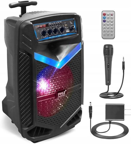 Głośnik przenośny Pyle PPHP842B Bluetooth PA - 400W Party Lights USB/SD HIT na Arena.pl