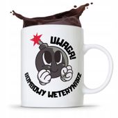 Kubek Dla Weterynarza Uwaga Bombowy Weterynarz Z Nadrukiem Ze Zdjęciem
