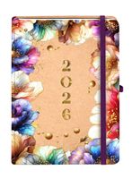 KALENDARZ 2026 KRAFT A5 TNS KWIATY ANTRA