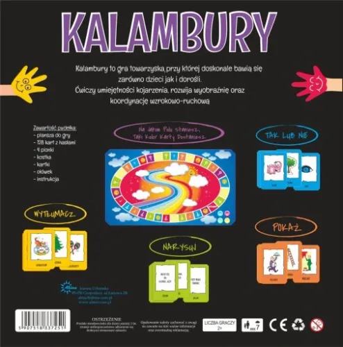 Gra Rodzinna KALAMBURY Słowna IDEALNA na IMPREZY na Arena.pl