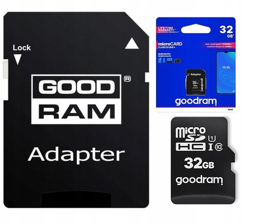KARTA PAMIĘCI GOODRAM 32GB MICRO SD XC CLASS 10 na Arena.pl