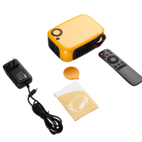 PROJEKTOR LED Mini BEZPRZEWODOWY 14-80" POMARAŃCZOWY