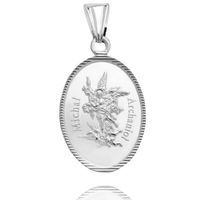 ŚWIĘTY MICHAŁ ARCHANIOŁ SREBRNY MEDALIK DAMSKI MĘSKI