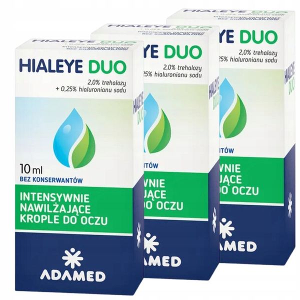 HIALEYE DUO Intensywnie nawilżające krople do oczu 10 ml zdjęcie 1