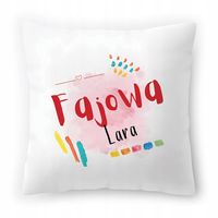 Poduszka Dla Lary Na Urodziny Imieniny Prezent Z Nadrukiem Ze Zdjęciem