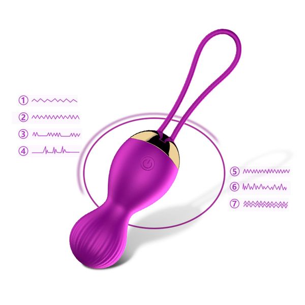 Kulki-Vibrating Silicone Kegel Balls USB 7 Function zdjęcie 8