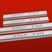 Listwa progowa VOLKSWAGEN GOLF MK6 GOLF TDI Stal nierdzewna 304 mat 4szt