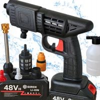 MYJKA CIŚNIENIOWA BEZPRZEWODOWA | AKUMULATOROWA SAMOCHODOWA | 2 BATERIE 48V