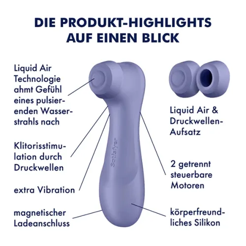 satisfyer pro 2 generation 3 violet - intuicyjny stymulator air pulse na Arena.pl