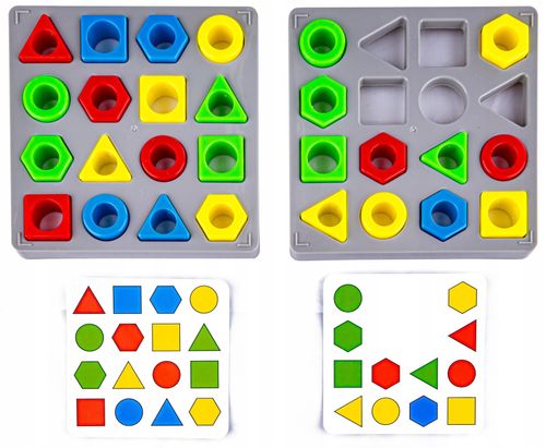 Edukacyjna Gra - Dopasuj Kształty na Arena.pl