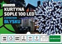 SOPLE ZEWNĘTRZNE FLASH 100LED PROFESJONALNE GRUBE 4m z możliwością łączenia