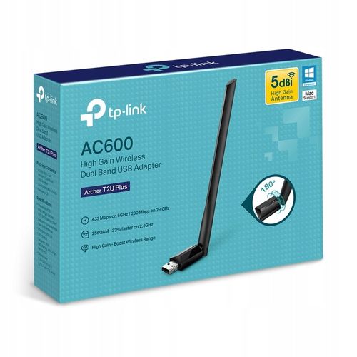 Karta sieciowa USB TP-Link AC600 Archer T2U Plus na Arena.pl