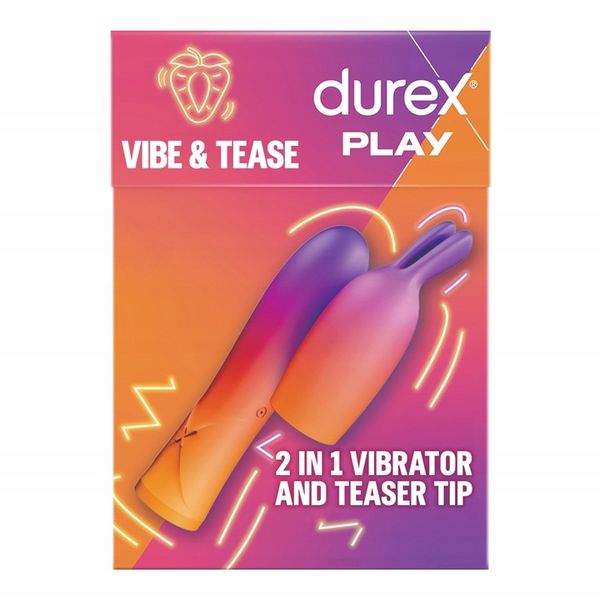 Durex Play 2w1 wibrator damski ze stymulującą końcówką ładowany przez USB zdjęcie 3