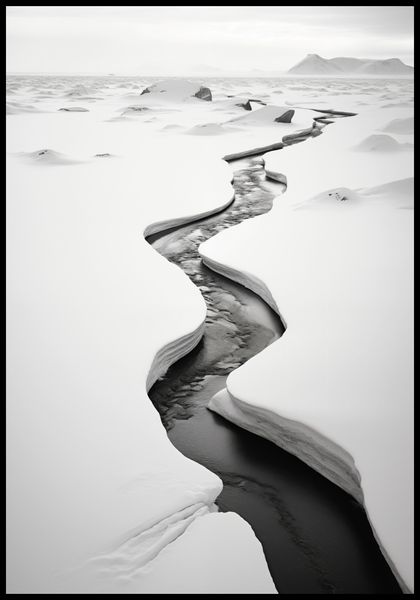 Plakat 68x98cm Szczeliny Mrozu zdjęcie 2