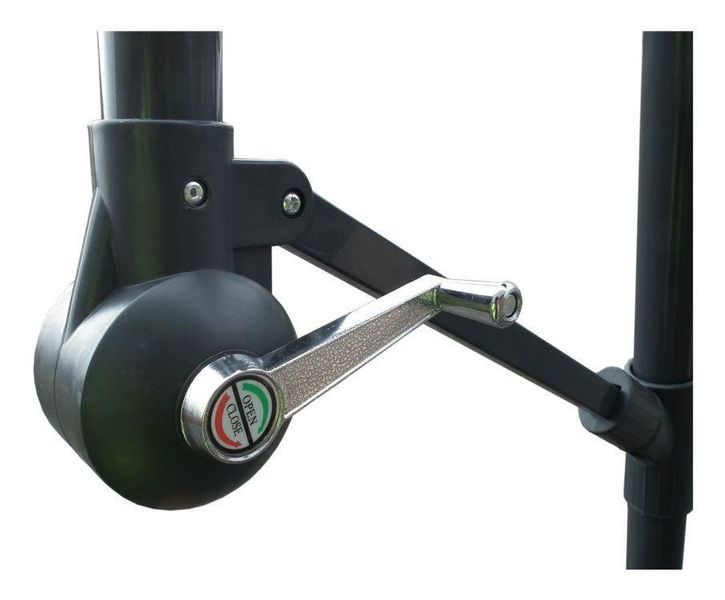 Duży parasol ogrodowy składany 350 cm Goodhome (zarysowana podstawa) zdjęcie 5