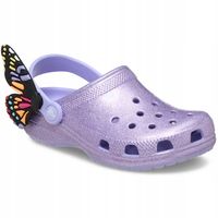Crocs Dziecięce Buty Chodaki Klapki Classic Iam Butterfly 210018 Clog 23-24