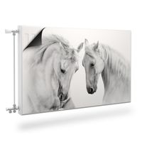 MASKOWNICA Magnetyczna Kaloryfera Białe KONIE Zwierzęta 110cm x 60cm