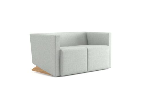 Sofa Plain 138cm szara jasna D2 na Arena.pl