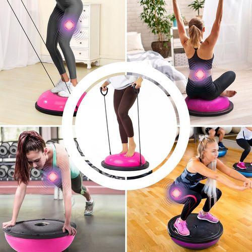 Platforma Do Balansowania Różowa Piłka Do Ćwiczeń Trener Równowagi na Arena.pl