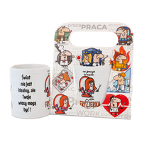 kubek ceramiczny w opakowaniu "inni pracują..." - fryzjerka