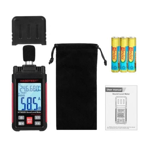 DECYBELOMIERZ Z FILTREM A/C 30-130DB 125MS LCD zdjęcie 5