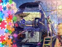 Puzzle tradycyjne Pociągi - Train