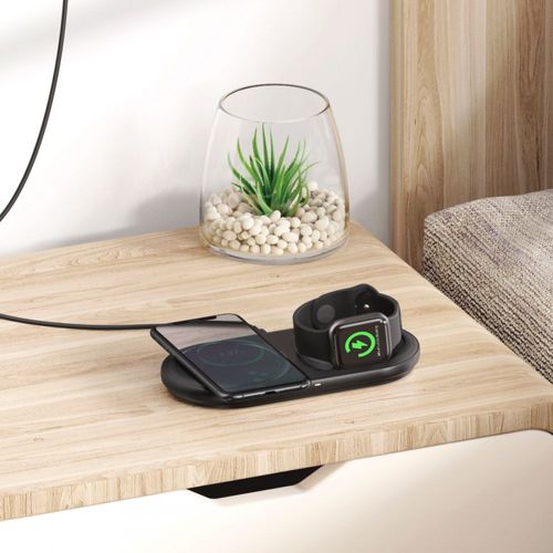 BASEUS PLANET 2IN1 WIRELESS CHARGER BLACK na Arena.pl