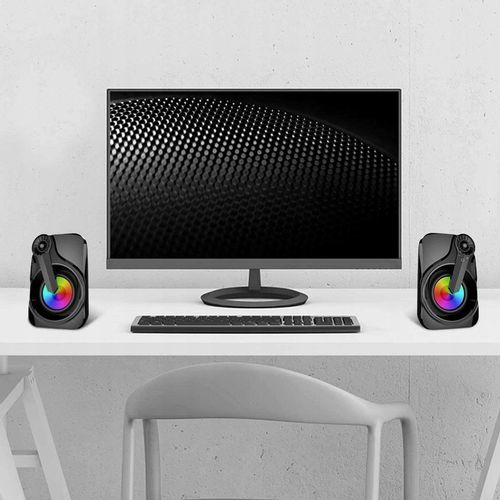Głośnik RGB Stereo x2 do gier 2x 3W czarne na Arena.pl