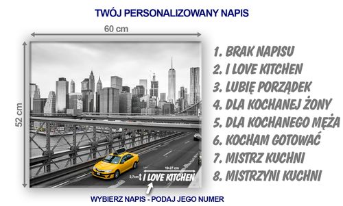 SZKLANA DESKA NA KUCHENKĘ 60x52 045A MIASTO na Arena.pl