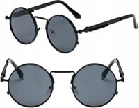 Lenonki Okulary Czarne Przeciwsłoneczne Unisex