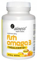 Aliness Fish Omega 3 Trójglicerydy 180/120mg 60 kaps ODPORNOŚĆ Serce WZROK