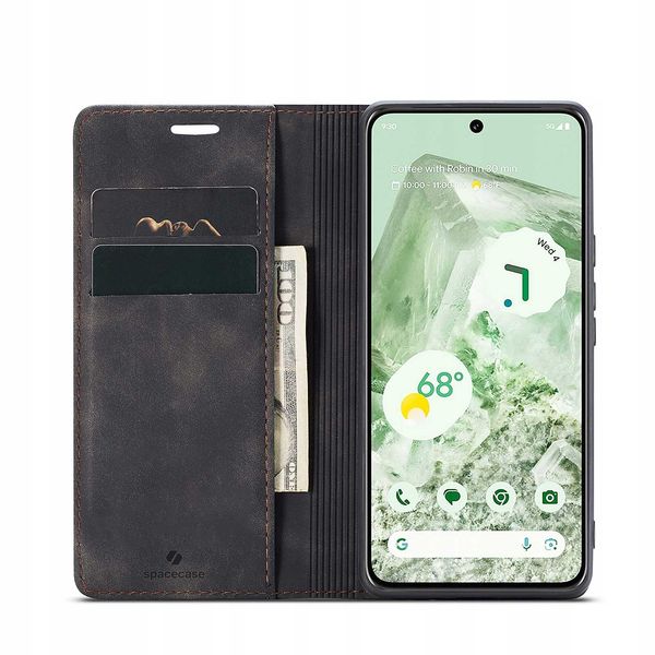 Spacecase Wallet Google Pixel 8A Black zdjęcie 8
