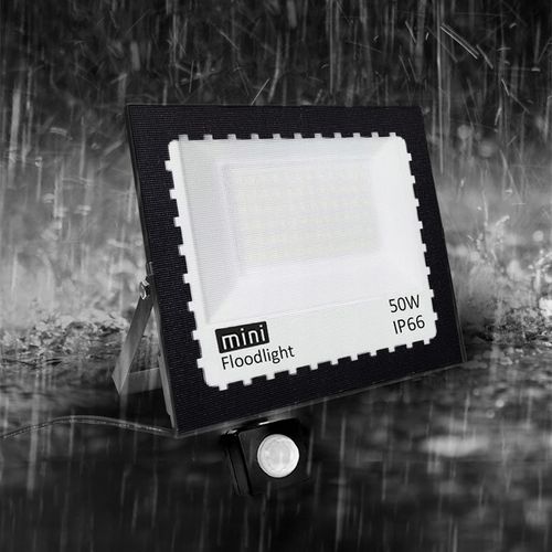 HALOGEN LED 50W NAŚWIETLACZ SLIM CZUJNIK RUCHU ZEWNĘTRZNY DO MAGAZYNU na Arena.pl