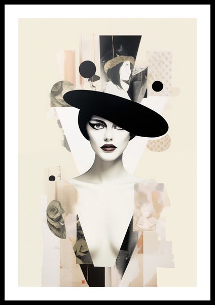 Plakat 40x60cm Portret en Décalage zdjęcie 3
