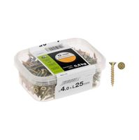Wkręty 4x25mm opak. 0,5kg żółte stalowe fra