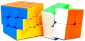 ZESTAW KOSTKA 2x2x2 ORAZ KOSTKA 3x3x3 ORYGINALNY SPEED CUBE Łamigłówka Edu