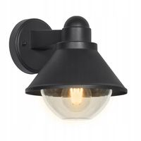 Lampa ścienna ogrodowa elewacyjna zewnętrzna czarna szklana IP44 Candellux