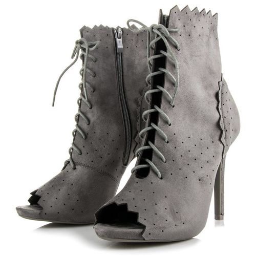 Wiązane Botki Open Toe r.37 na Arena.pl