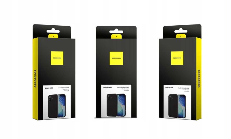 Spacecase Silicone Mag Iphone 17 Black zdjęcie 13