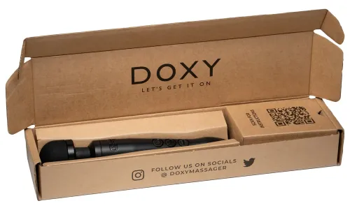 doxy 3 usb-c czarny mat - masażer wielofunkcyjny, silikonowy, 28 cm na Arena.pl