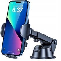 PORZĄDNY MOCNY UCHWYT SAMOCHODOWY DO SZYBY LUB DESKI - REGULOWANE RAMIĘ XXL