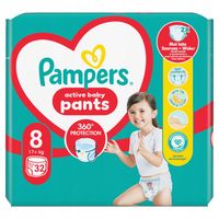 Pampers Active Baby Pants Rozmiar 8 32 szt. Pieluchomajtki