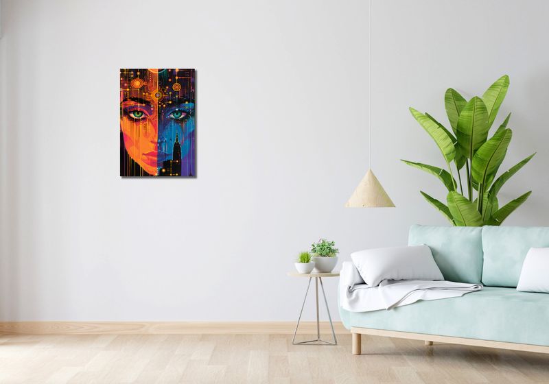 Obraz 40x60cm Cyfrowa Psyche zdjęcie 2