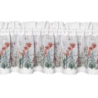 Zazdrostka Nemezja 30x150 biała kwiatowy wzór koronka na taśmie