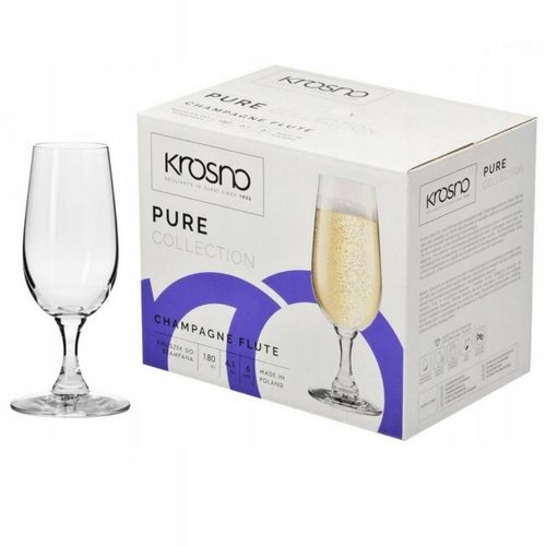 Kieliszki do szampana KROSNO Pure 180ml | Basic na Arena.pl