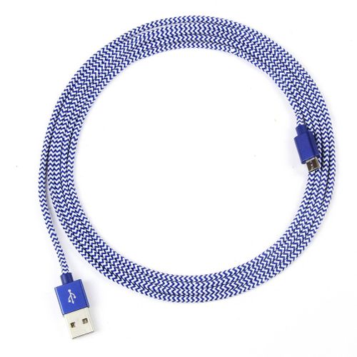 KABEL USB FAST 2.0 micro 2m biało-niebieski ART na Arena.pl
