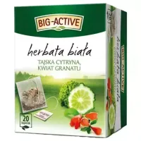 BIG ACTIVE BIAŁA HERBATA EXPRESOWA 20TB TAJSKA CYTRYNA KWIAT GRANATU 30G