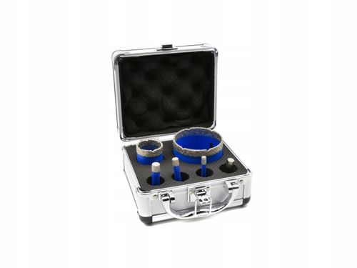 Zestaw otwornic diamentowych 6-68mm do gresu na Arena.pl