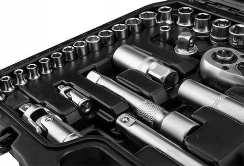 NEO 10-206 ZESTAW KLUCZE NASADOWE 1/2", 1/4" TORX NASADKI WALIZKA 100el na Arena.pl