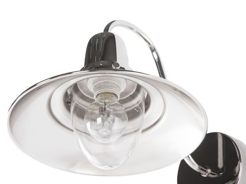 Lampa ścienna metalowa srebrna LUZA na Arena.pl